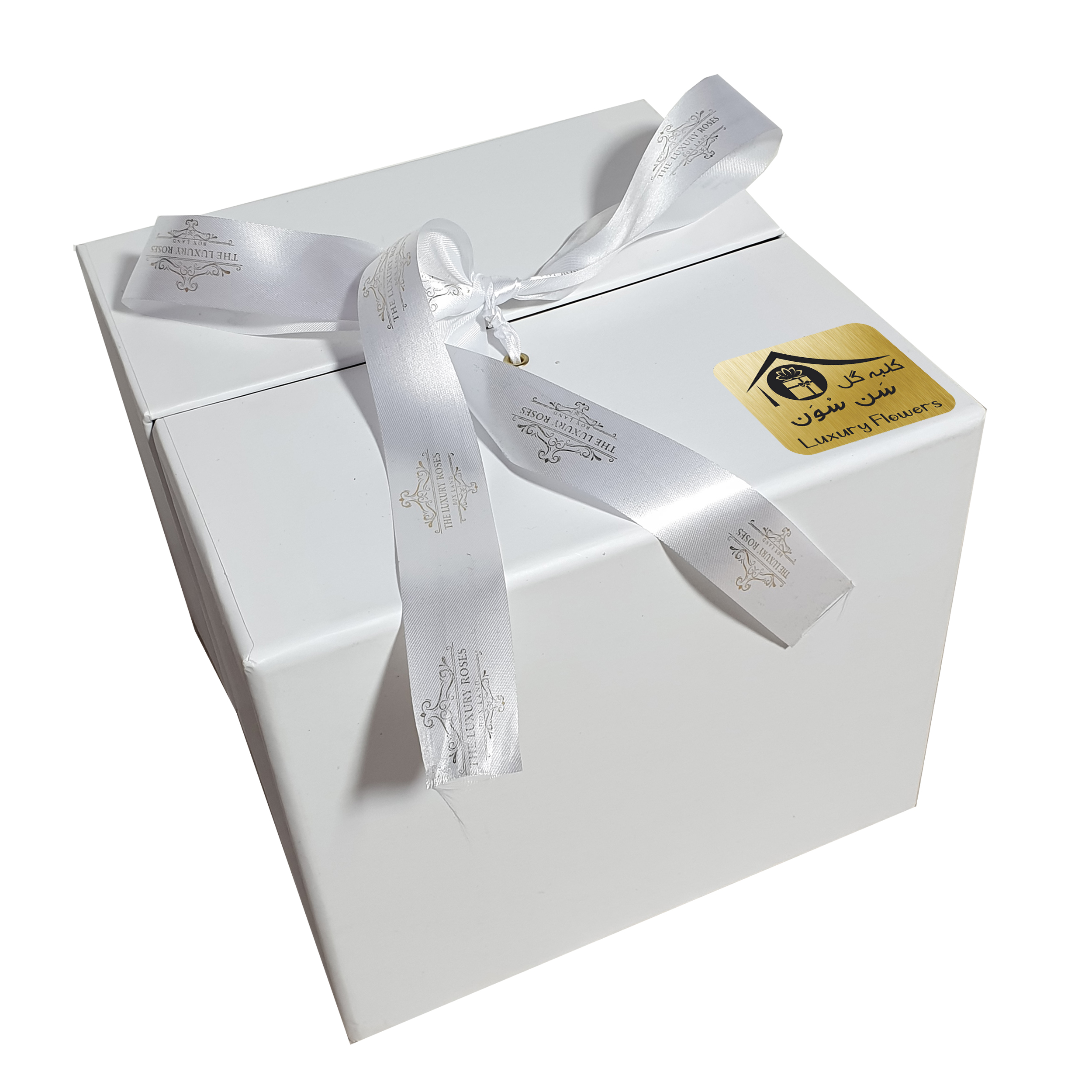 جعبه گل رز هلندی کلبه گل سن سون مدل BX-22056